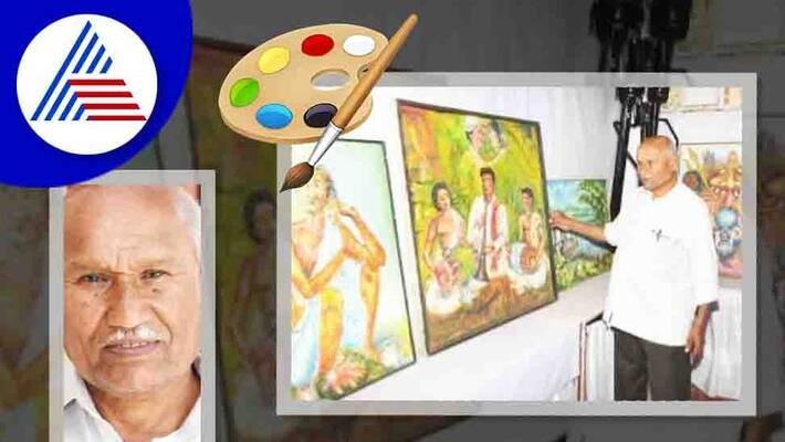 Artist L Shivalingappa completes 75 years vcs Artist L Shivalingappa completes 75 years vcs