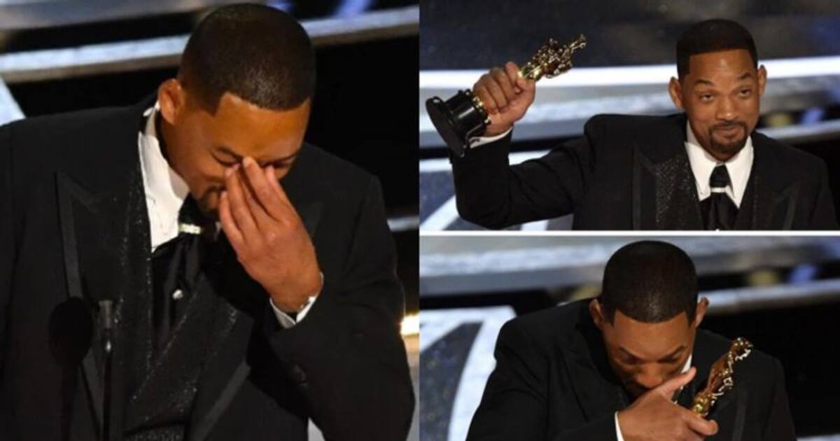 Will Smith : முதன்முறையாக ஆஸ்கர் விருது வென்றதால் எமோஷனல் ஆன வில் ஸ்மித்... மேடையில் கண் கலங்கினார்