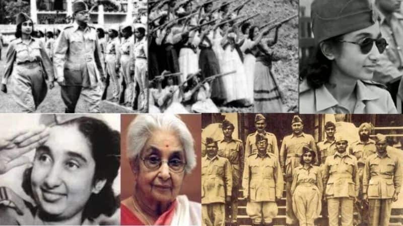 Lakshmi Sehgal Tamil women captain in Subhash Chandra Boses army in freedom fighters