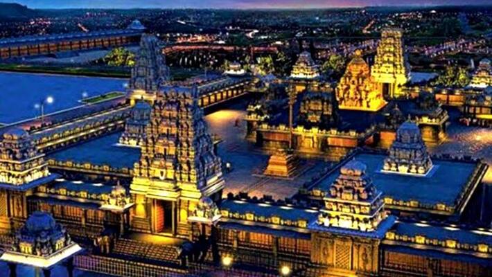 Yadadri temple sets new all-time high record in in one-day income at Rs 1.09 crore, Telangana Yadadri temple sets new all-time high record in in one-day income at Rs 1.09 crore, Telangana