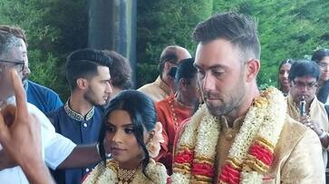 Glenn Maxwell ties knot with Vini Raman in Indian wedding in Chennai; video goes viral-ayh Glenn Maxwell ties knot with Vini Raman in Indian wedding in Chennai; video goes viral-ayh