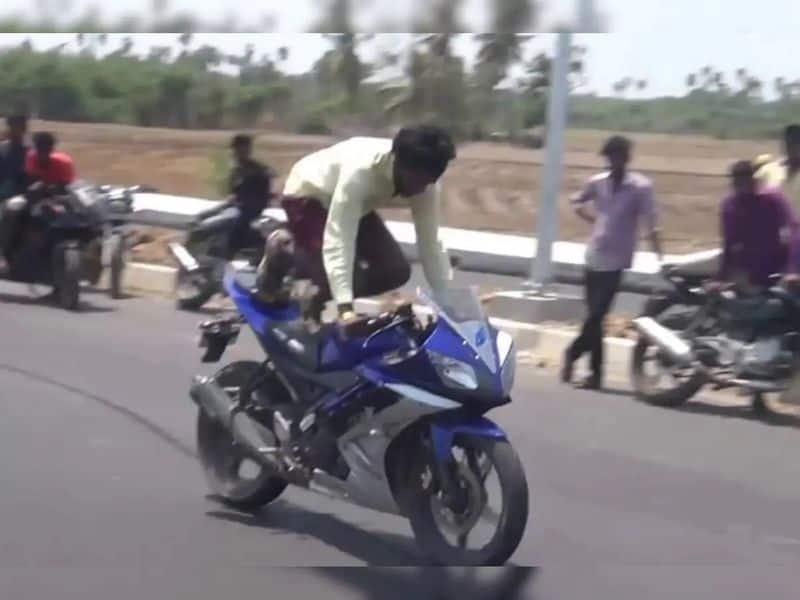 Bike Race in Chennai - Police Warning