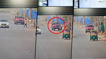 Speeding SUV runs over a pedestrian in New Delhi; watch the Horrific video - gps Speeding SUV runs over a pedestrian in New Delhi; watch the Horrific video - gps