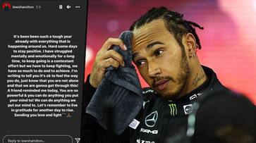 F1 fans shocked after Hamilton reveals he is 'struggling mentally and emotionally' snt F1 fans shocked after Hamilton reveals he is 'struggling mentally and emotionally' snt