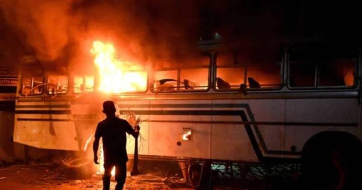 பொருளாதார நெருக்கடி.. இலங்கை அதிபர் வீட்டின் முன் வன்முறை.. 45 பேர் கைது..!