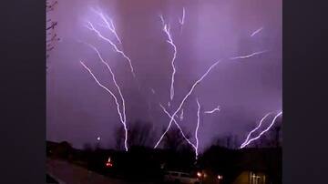 Watch: Insane Upward Lightning Strike In Kansas Will Leave You Horrified