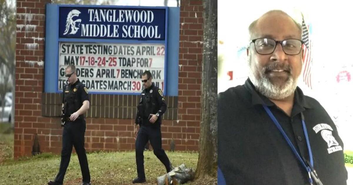 துப்பாக்கி சூட்டில் 20 பள்ளி மாணவர்களை காப்பாற்றிய இந்திய ஆசிரியர்.. குவியும் பாராட்டுக்கள் !!