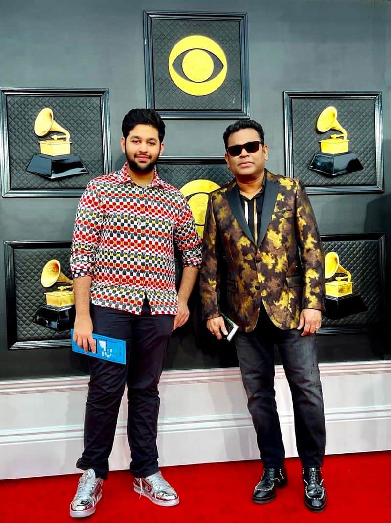 AR Rahman attends Grammy Awards Function with his son AR Ameen