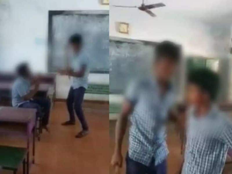dindivanam government school students violence in classroom