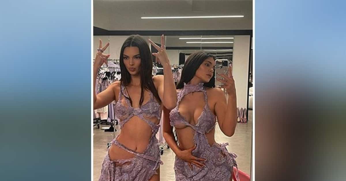 Kylie Jenner revives boob job rumors after putting ample bust on display in  a VERY revealing dress