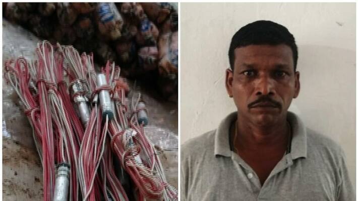 illegal explosives caught in kannur one arrest illegal explosives caught in kannur one arrest