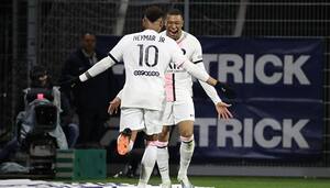 Hat tricks for Mbappe and Neymar as PSG routs Clermont