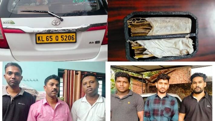 Karippur gold seizure three arrested innova in custody Karippur gold seizure three arrested innova in custody