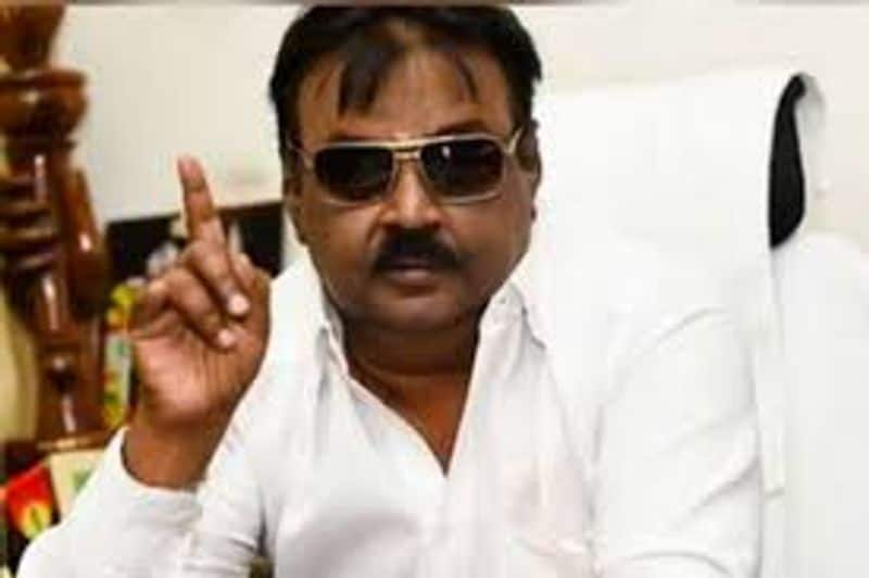 DMDK Vijayakanth opposes the construction of a monument in form of a pen to former Chief Minister Karunanidhi