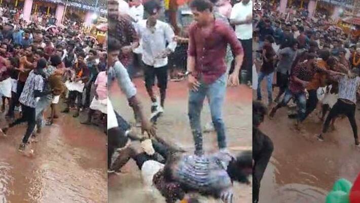 fighting between peoples in Palakkad Kummatti fighting between peoples in Palakkad Kummatti