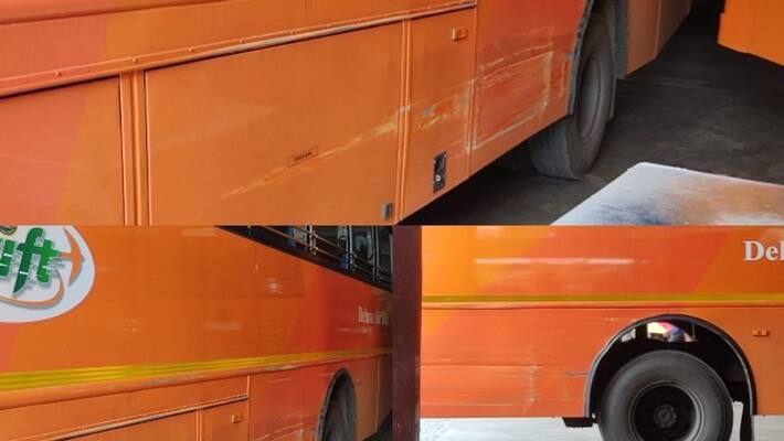 Another Bus of K Swift met an accident in trivandrum Another Bus of K Swift met an accident in trivandrum