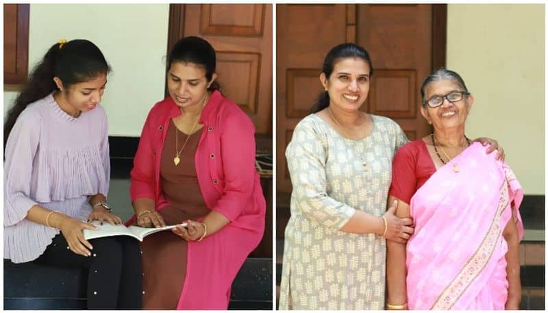 Mother and daughter writing final year exams in the same college