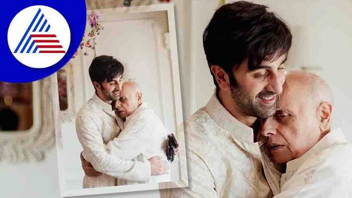 Ranbir Kapoor hugs emotional father in law Mahesh Bhatt photo goes viral Ranbir Kapoor hugs emotional father in law Mahesh Bhatt photo goes viral