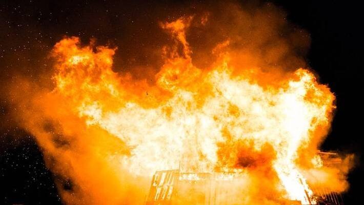 fire accident at bjp office in hyderabad fire accident at bjp office in hyderabad