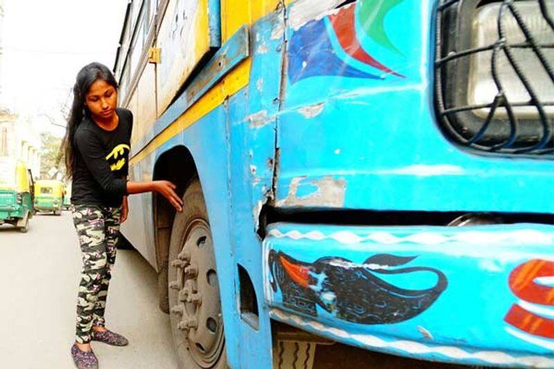 Kalpana Mondol inspiring story of Kolkatas   youngest woman bus driver