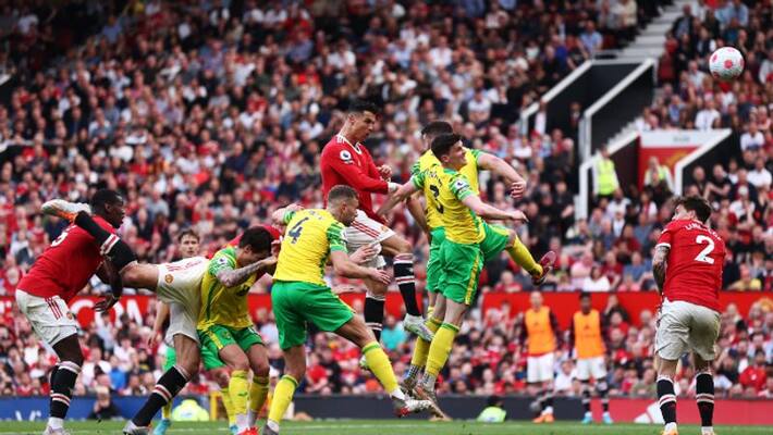 EPL 2021 22 Man United beat Norwich City on Cristiano Ronaldo hat trick EPL 2021 22 Man United beat Norwich City on Cristiano Ronaldo hat trick