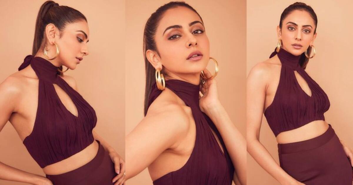 Rakul preet Singh: பின்னழகை காட்டி மாடர்ன் உடையில் ஜொலிக்கும் ரகுல் ப்ரீத் சிங்... ரீசண்ட் ஸ்டைலிஷ் போட்டோ....