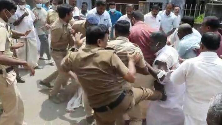 Complaint against police officer who manhandled K Rail protesters Complaint against police officer who manhandled K Rail protesters