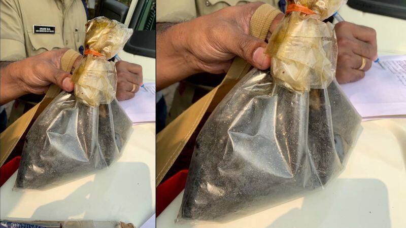 Two youths arrested for smuggling hashish oil on Himalayan bike