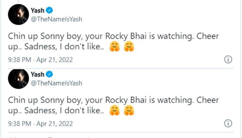 Yash reply to a young boy wanting to meet him after watching KGF 2