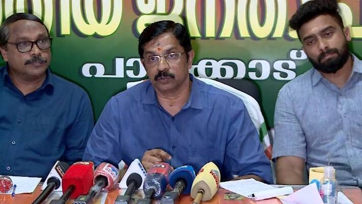 Palakkad Sreenivasan Murder Accused persons have connection with CPM says BJP Palakkad Sreenivasan Murder Accused persons have connection with CPM says BJP