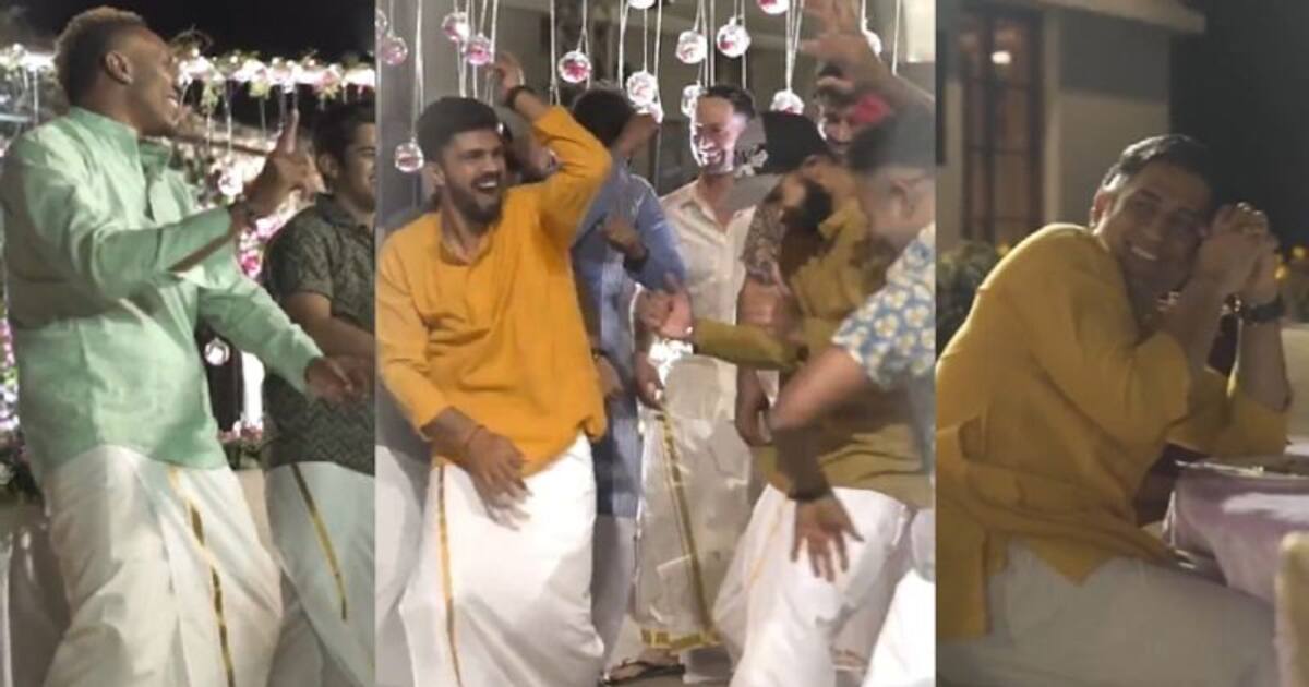 தோனி முதல் ருதுராஜ் வரை... காத்துவாக்குல ரெண்டு காதல் பாட்டுக்கு குத்தாட்டம் போட்ட CSK வீரர்கள் - வைரல் வீடியோ