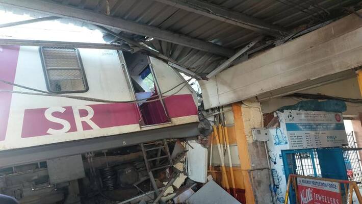 Chennai electric train accident... driver fault.. Shock information Chennai electric train accident... driver fault.. Shock information