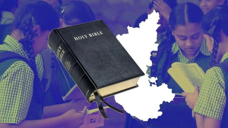 After hijab controversy now Karnataka School Asks Students to Carry Bible