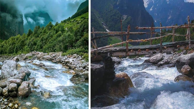 Cracks in the trek route, the Valley of Flowers in Uttarakhand has been closed bsm 
