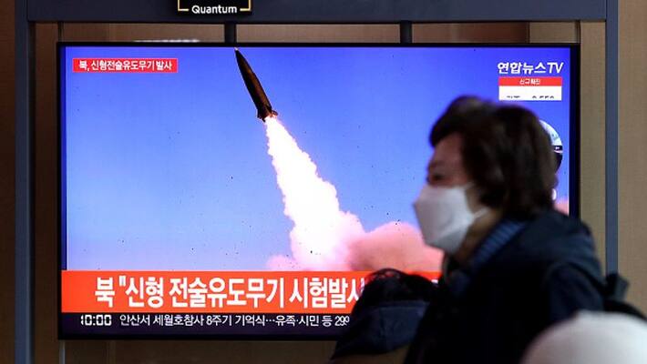 North Korea launched a ballistic missile towards South Korea.. North Korea launched a ballistic missile towards South Korea..