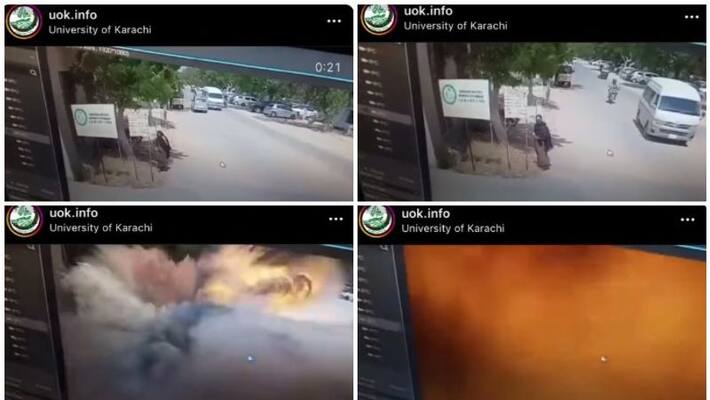 On Camera Suicide Bomber Blows Herself Up In Karachi 3 Chinese Killed On Camera Suicide Bomber Blows Herself Up In Karachi 3 Chinese Killed