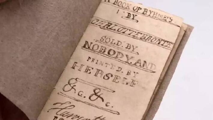 Little book of poems by Charlotte Bronte at the age of 13 sold for 9.59 crore Little book of poems by Charlotte Bronte at the age of 13 sold for 9.59 crore