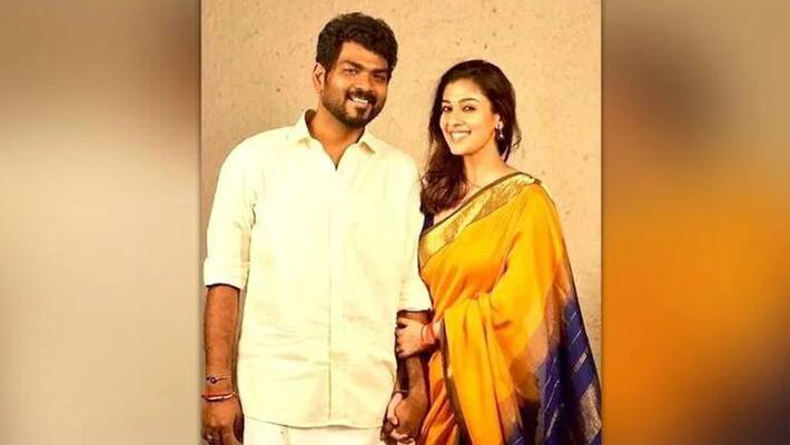 Nayanthara surprise visit to tirupati with Vignesh shivan for Kaathuvaakula Rendu kaadhal movie success Nayanthara surprise visit to tirupati with Vignesh shivan for Kaathuvaakula Rendu kaadhal movie success
