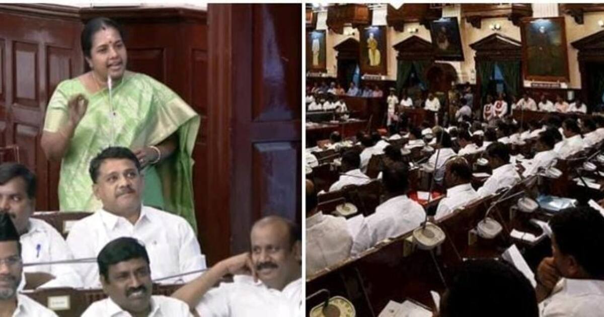 ஆண்களை அசிங்கப்படுத்தினாரா வானதி சீனிவாசன்..?  ஆண் எம்.எல்.ஏக்கள் கொந்தளிப்பு..! சட்டப்பேரவையில் சலசலப்பு..