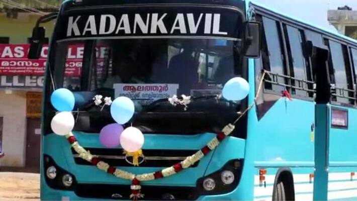 MVD ordered to stop service of conductor less CNG bus service in Palakkad MVD ordered to stop service of conductor less CNG bus service in Palakkad