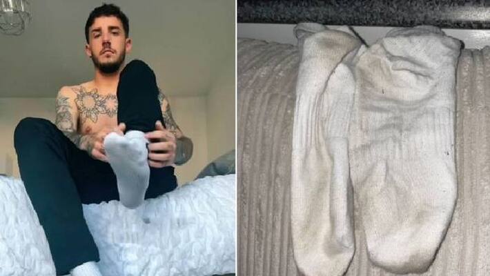 man sells sweaty socks online earn lakhs man sells sweaty socks online earn lakhs