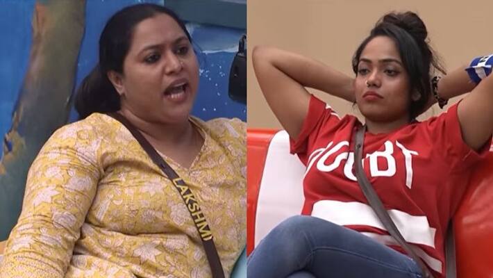 lakshmi priya against nimisha in bigg boss house lakshmi priya against nimisha in bigg boss house