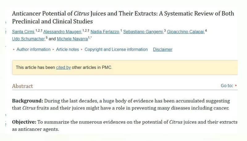 No Scientific evidence that Chilled Lemon peels can cure cancer mnj 
