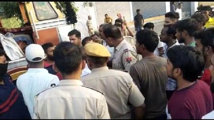 Rajasthan Jodhpur road accident jaisalmer man died on the spot Rajasthan Jodhpur road accident jaisalmer man died on the spot