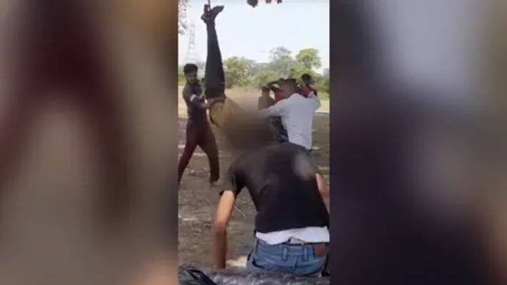 Security guard hanged upside down on tree beaten mercilessly in Chhattisgarh Security guard hanged upside down on tree beaten mercilessly in Chhattisgarh