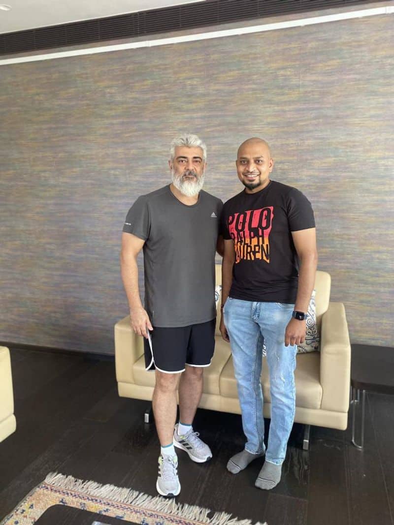 Actor Ajith reduce weight for AK 61 movie new pic gone viral