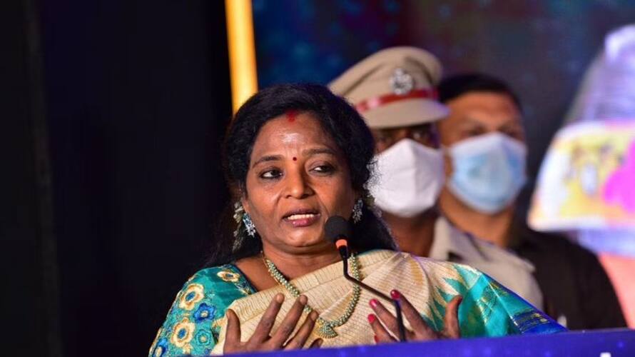 No invitation received for inauguration of Telangana Secretariat: Governor Tamilisai Soundararajan RMA No invitation received for inauguration of Telangana Secretariat: Governor Tamilisai Soundararajan RMA