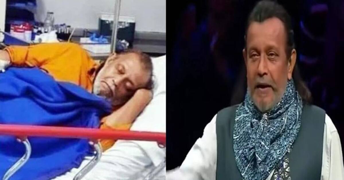 Is Mithun Chakraborty In Hospital Picture Goes Viral Son Mimoh