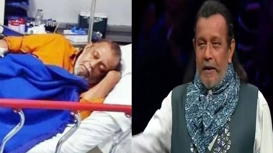 Is Mithun Chakraborty In Hospital Picture Goes Viral Son Mimoh