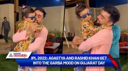 Indian Premier League, IPL 2022: Rashid Khan-Agastya groove into Garba, GT players celebrate Gujarat Day-ayh